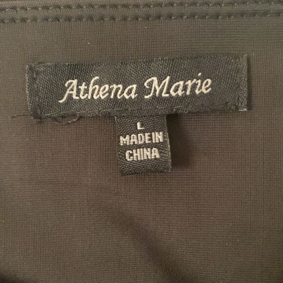 Athena Marie High Rise Leggings Pants Size L - Picture 9 of 12